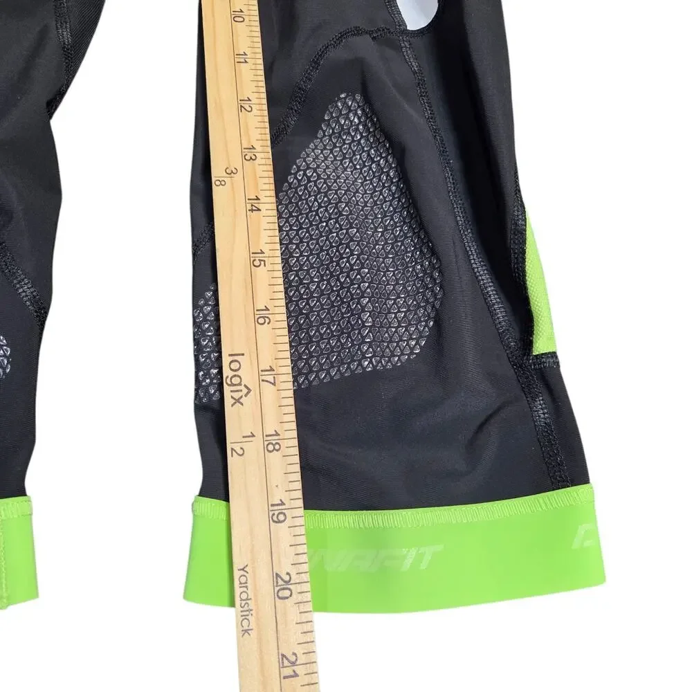 Dynafit‎ Trekking Outdoor Tight Fit Black And Green Pants Size 32 Hiking Riding